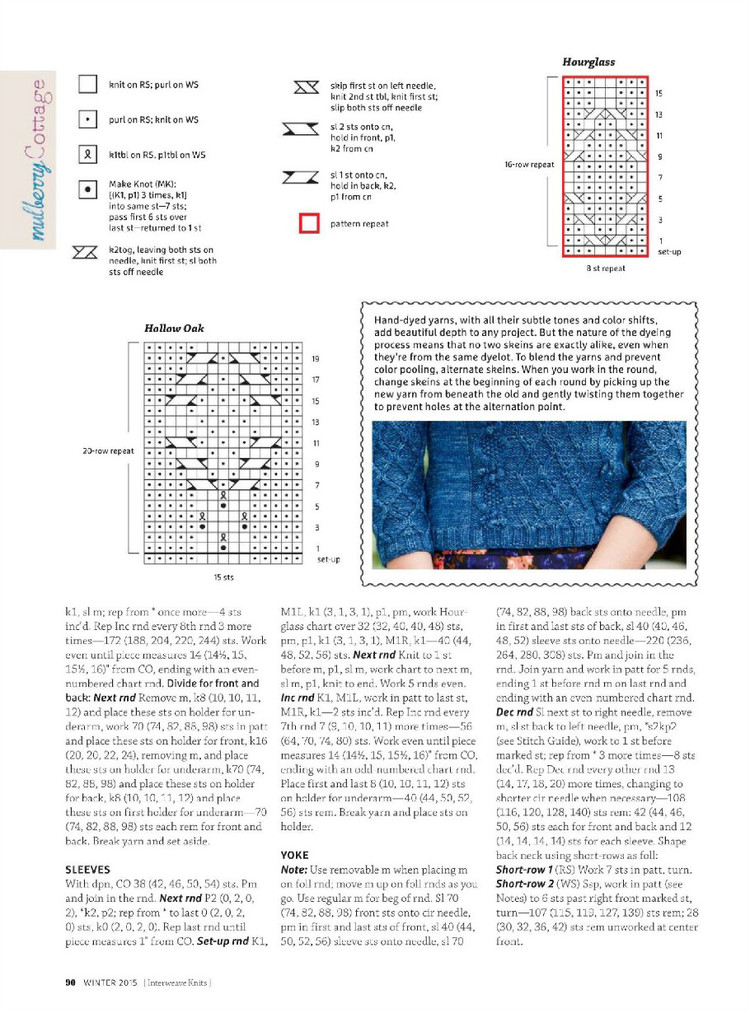 Interweave knits winter 2015 - 輕描淡寫 - 輕描淡寫