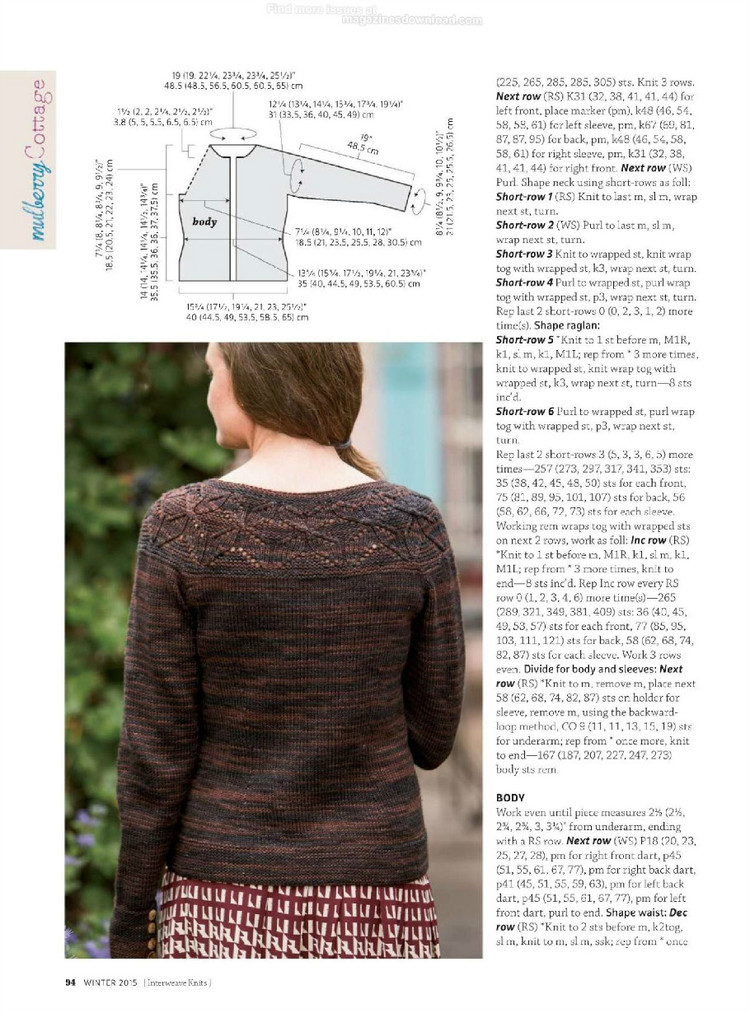 Interweave knits winter 2015 - 輕描淡寫 - 輕描淡寫