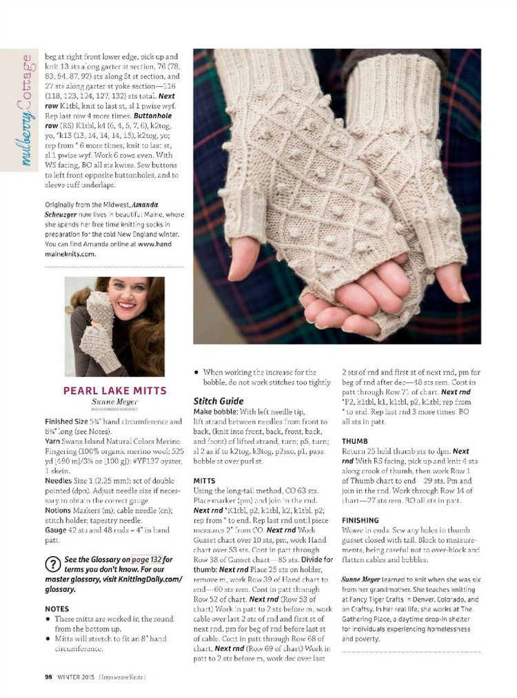 Interweave knits winter 2015 - 輕描淡寫 - 輕描淡寫