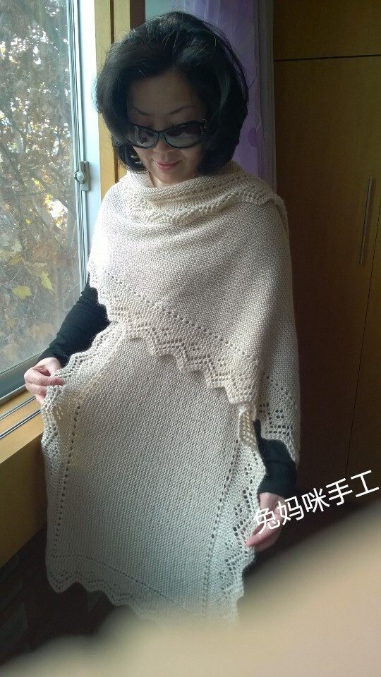 【小熊翻譯的雨云】幼羊駝絨圍巾2014-19 - 兔媽咪 -