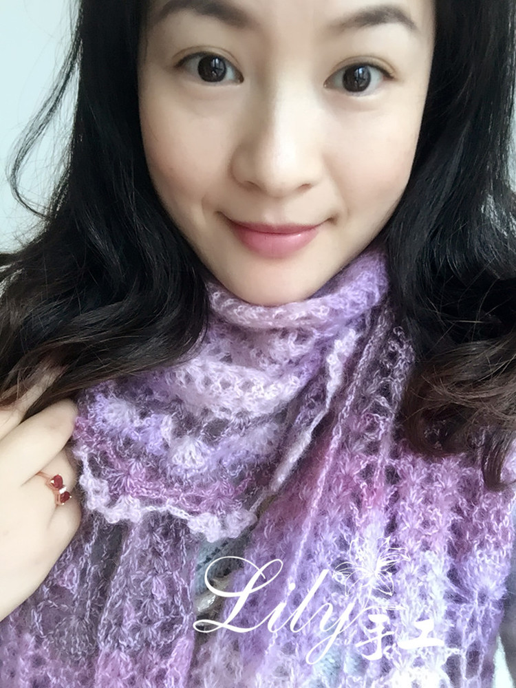 【Lily手工】--菠蘿蜜--段染小馬魅力圍巾 - Lily - Lily的手工編織天地