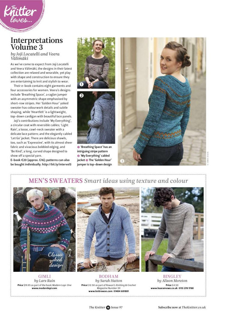 The Knitter №97 2016 - 輕描淡寫 - 輕描淡寫