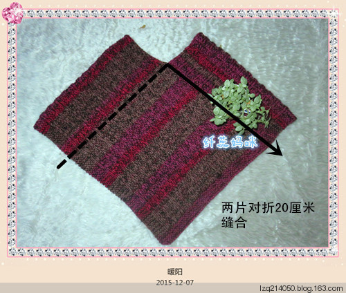 暖陽——幻彩呢絨線超暖斗篷 - 纖蕊媽媽 - 蕊媽的博客