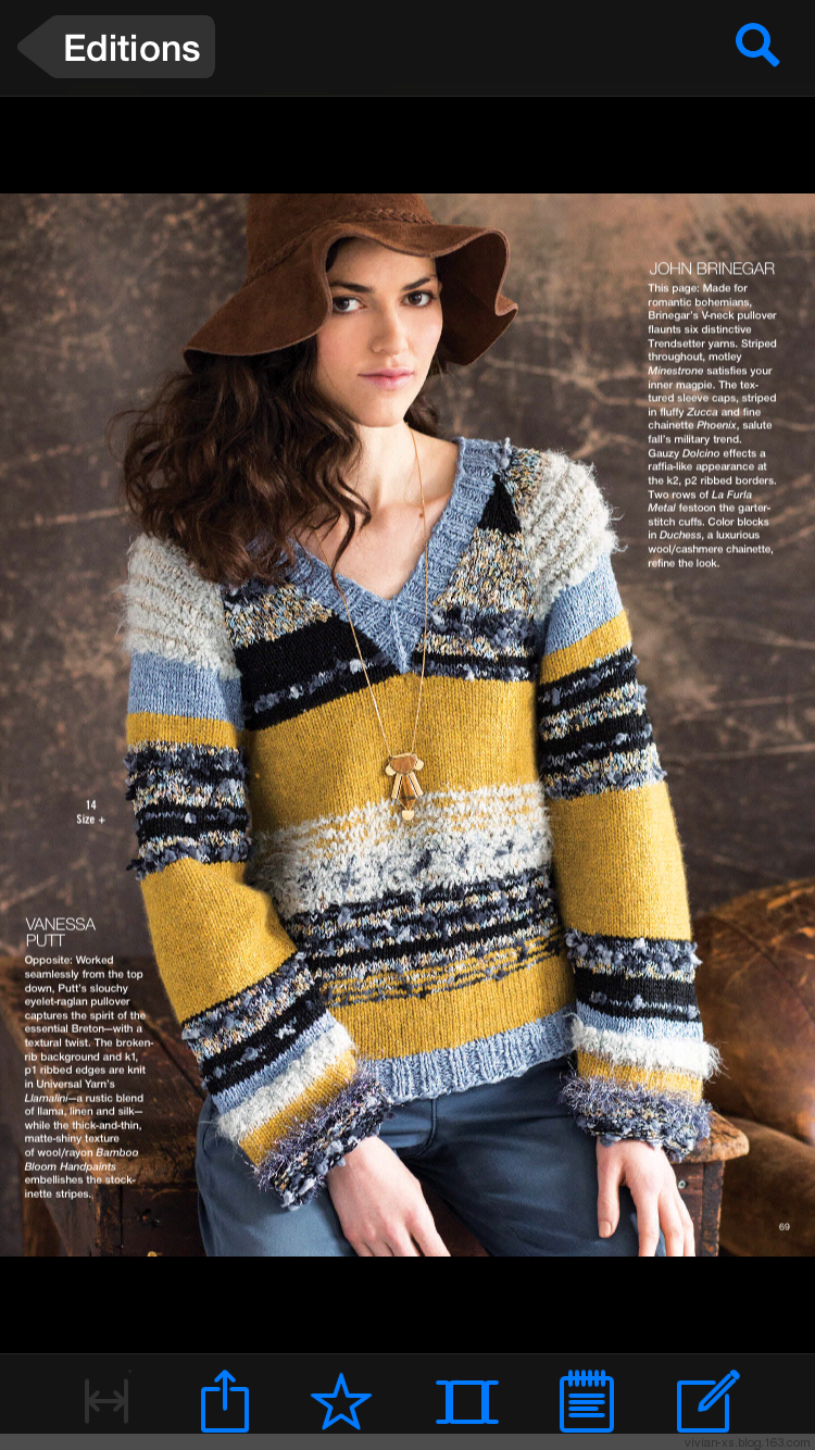 Vogue Knitting 2015秋 - Vivian - Vivian天天向尚