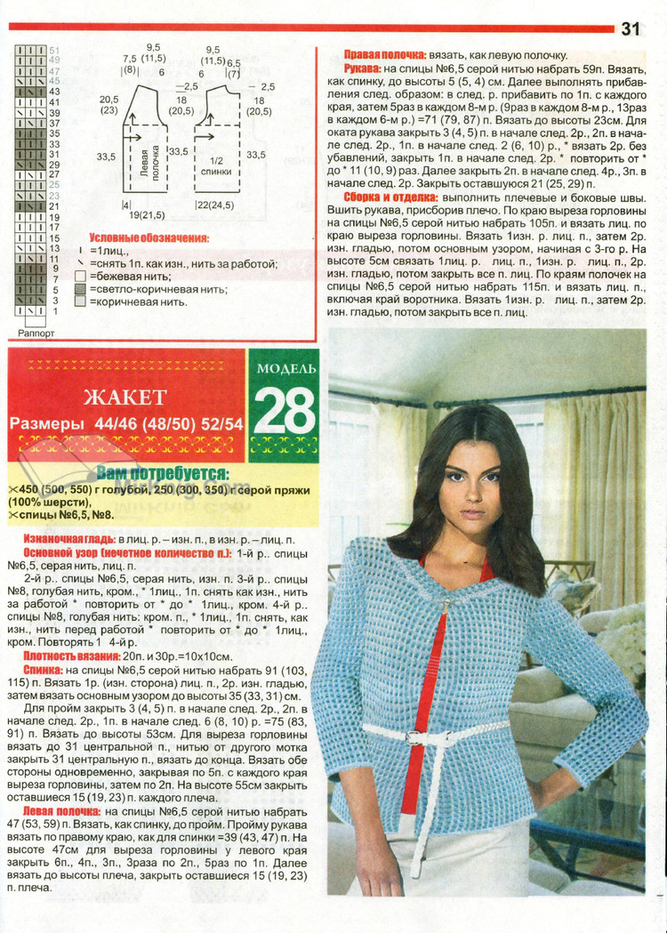 1001 совет и секрет. Спецвыпуск №8 2015. 30 модных вязаных жакетов - 輕描淡寫 - 輕描淡寫
