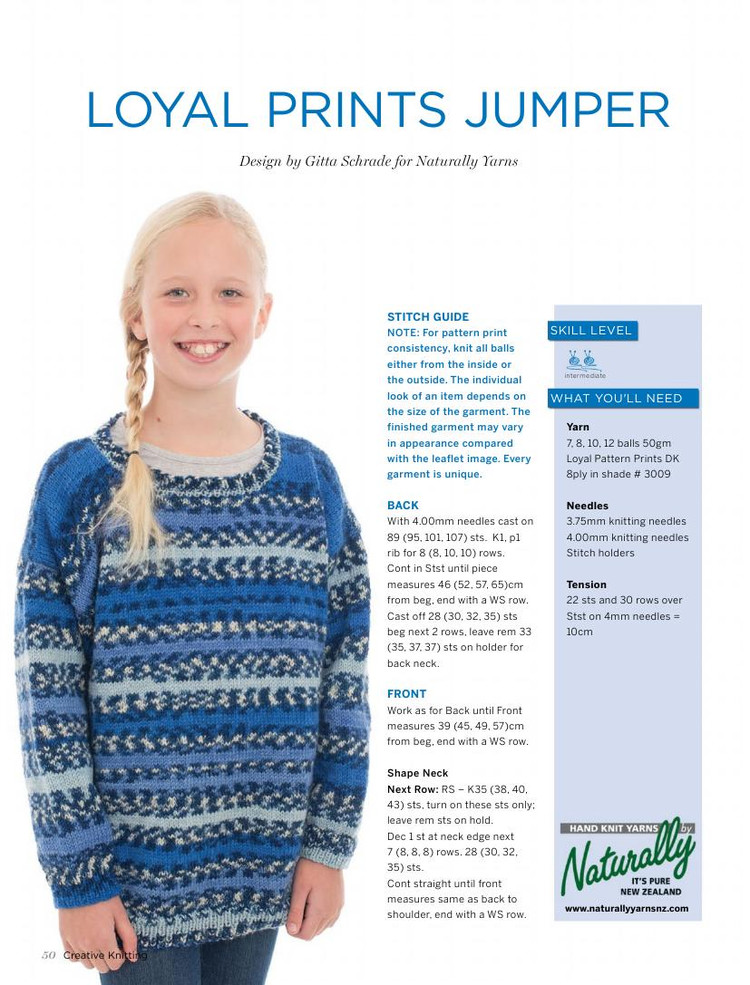 Creative Knitting Issue 50 2015 - 輕描淡寫 - 輕描淡寫