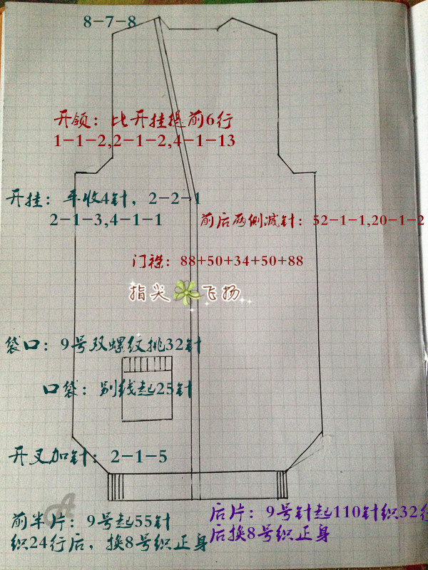 采薇（1504---彩點馬毛復古麻花外套 - 指尖飛揚 - 指尖飛揚