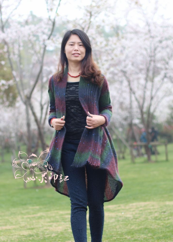 【心靈印記】鶯飛——氣質(zhì)款開衫 - 心靈印記 - 指間紗