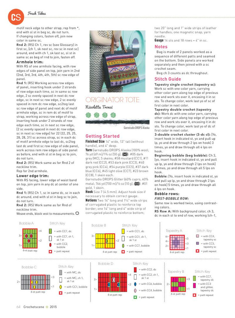 CrochetScene  special issue 2015 - 輕描淡寫 - 輕描淡寫