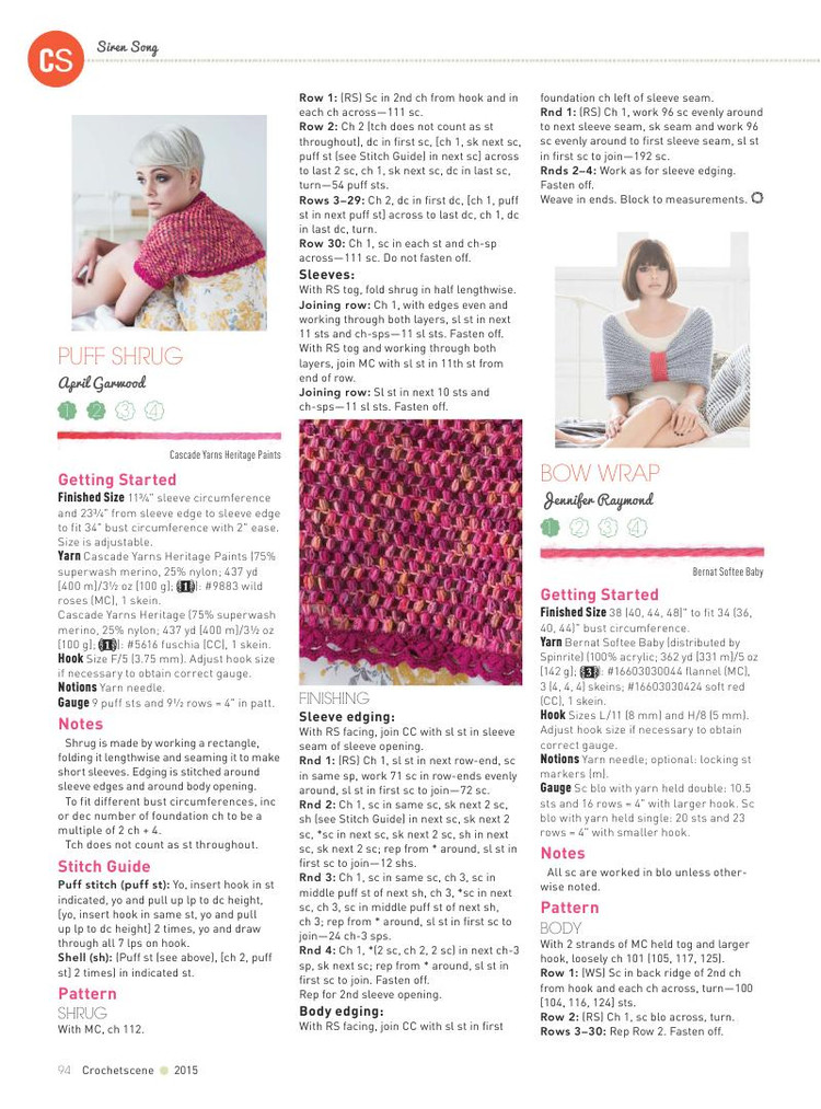 CrochetScene  special issue 2015 - 輕描淡寫 - 輕描淡寫