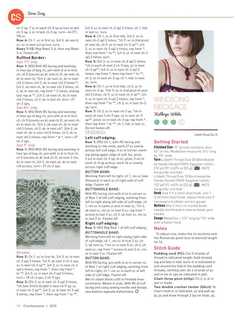 CrochetScene  special issue 2015 - 輕描淡寫 - 輕描淡寫