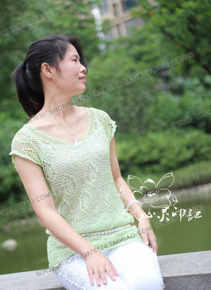 清婉——清新直筒鉤衣 - 心靈印記 - 指間紗