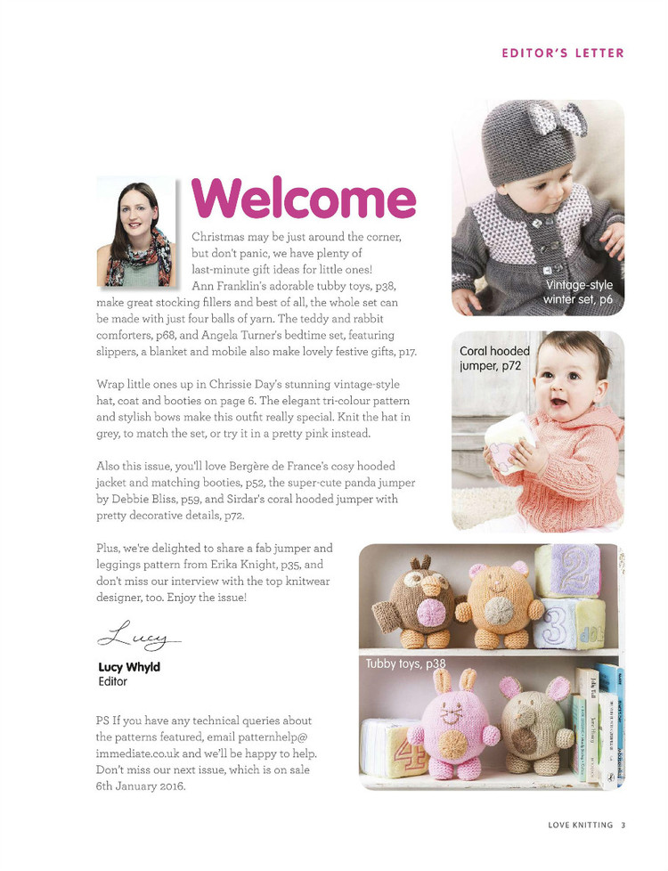 Love Knitting for Babies  December 2015 - 輕描淡寫(xiě) - 輕描淡寫(xiě)