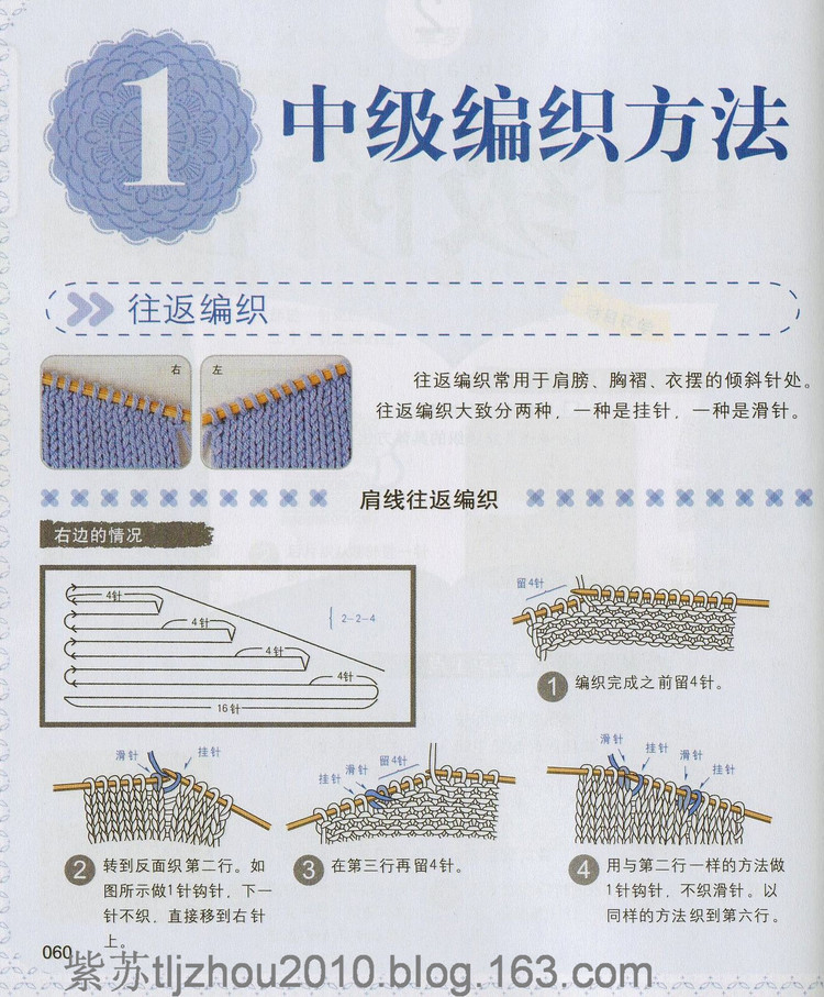 編織教科書(shū)--棒針學(xué)習(xí)（中高級(jí)階段） - 紫蘇 - 紫蘇的博客