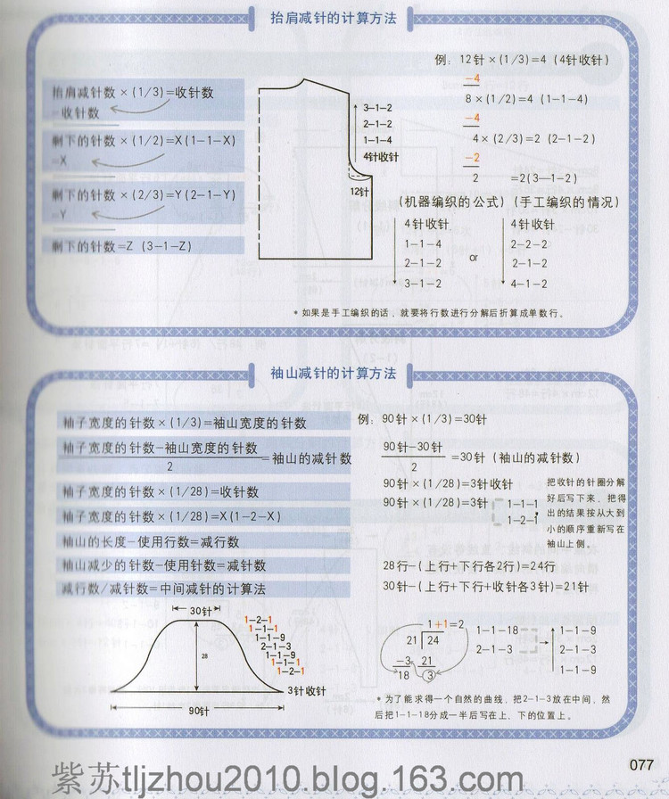編織教科書(shū)--棒針學(xué)習(xí)（中高級(jí)階段） - 紫蘇 - 紫蘇的博客