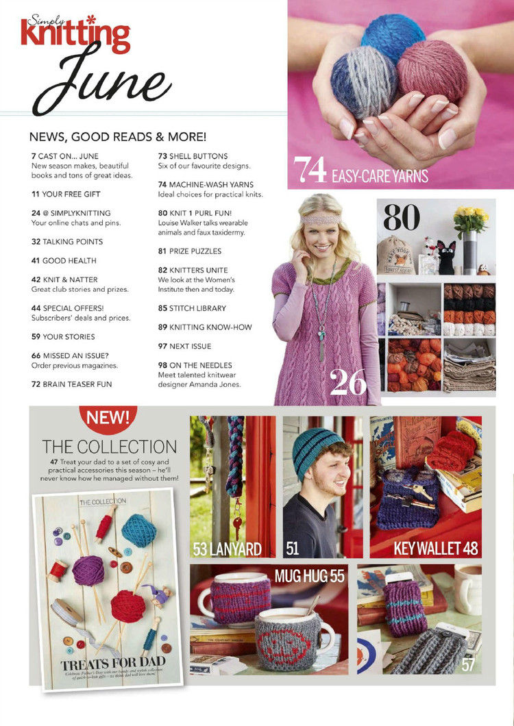 Simply Knitting Issue 134 2015 - 輕描淡寫 - 輕描淡寫