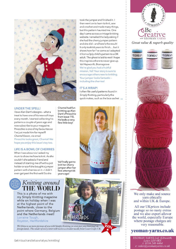 Simply Knitting Issue 134 2015 - 輕描淡寫 - 輕描淡寫