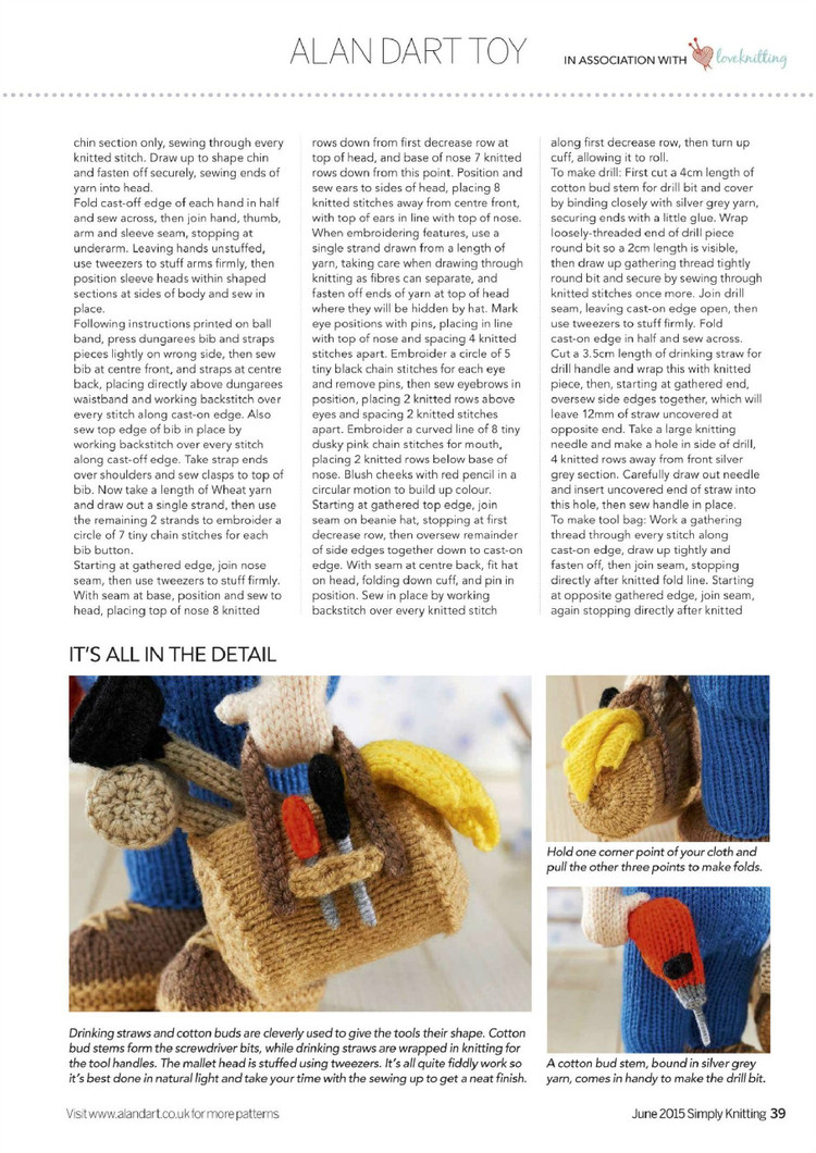 Simply Knitting Issue 134 2015 - 輕描淡寫 - 輕描淡寫