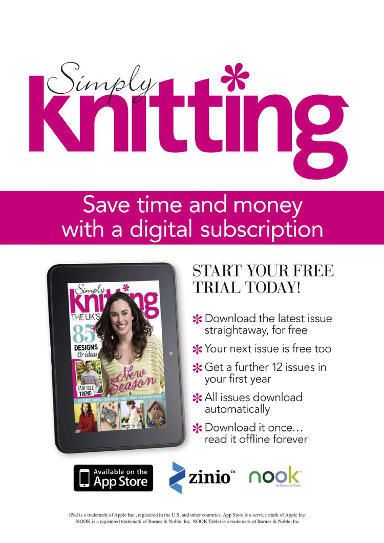 Simply Knitting Issue 134 2015 - 輕描淡寫 - 輕描淡寫