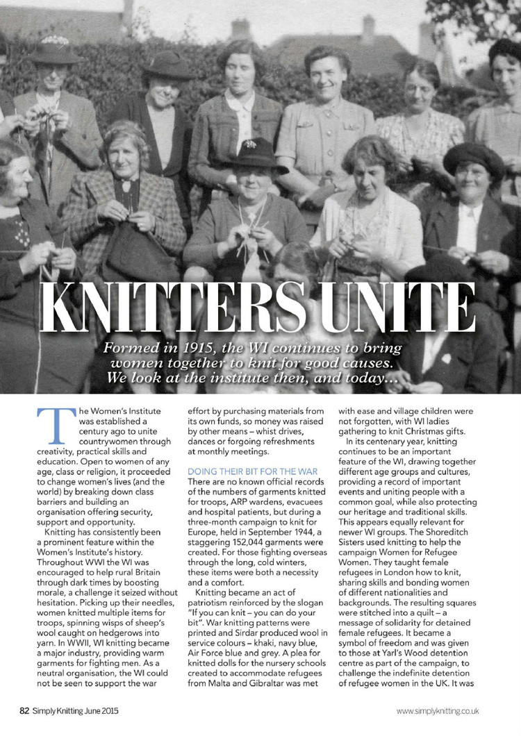 Simply Knitting Issue 134 2015 - 輕描淡寫 - 輕描淡寫