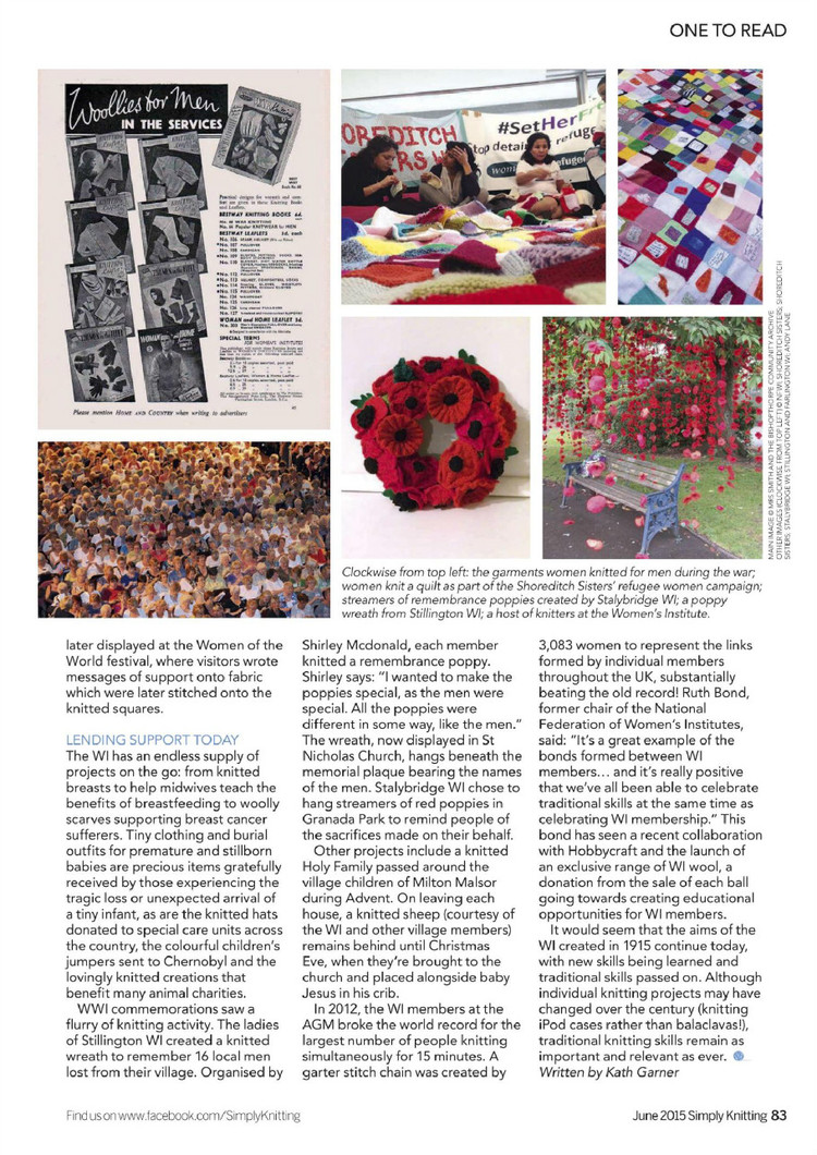 Simply Knitting Issue 134 2015 - 輕描淡寫 - 輕描淡寫