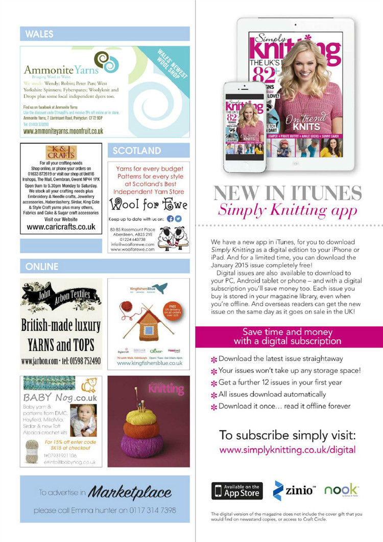 Simply Knitting Issue 134 2015 - 輕描淡寫 - 輕描淡寫