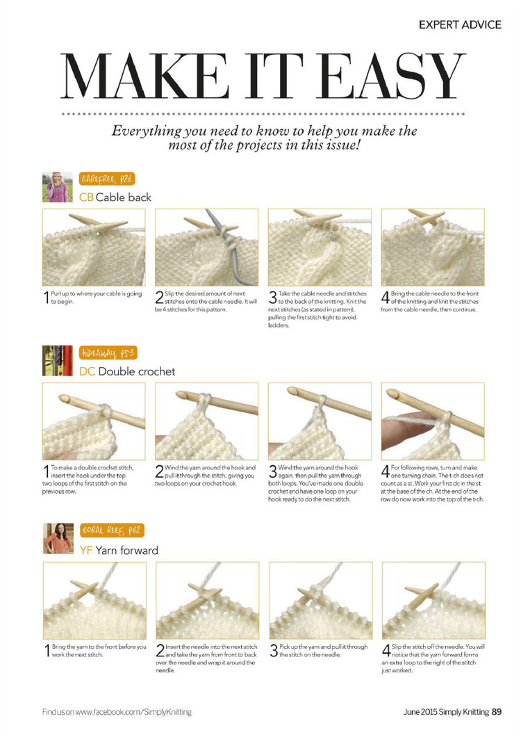 Simply Knitting Issue 134 2015 - 輕描淡寫 - 輕描淡寫