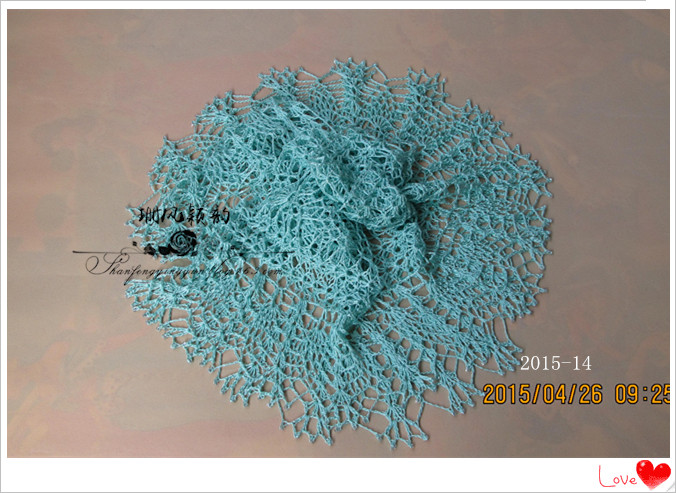 【轉(zhuǎn)載】2015-14 絲麻圍巾(披肩)  - 荷塘秀色 - 茶之韻