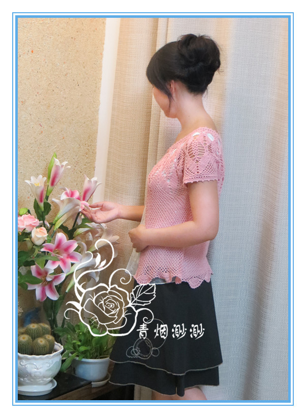 【青煙渺渺】蜜桃---從上往下鉤衣開(kāi)衫 - 青煙渺渺 - 青煙渺渺