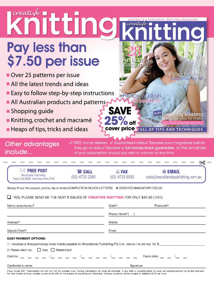 Creative Knitting Issue 51 2015 - 輕描淡寫 - 輕描淡寫