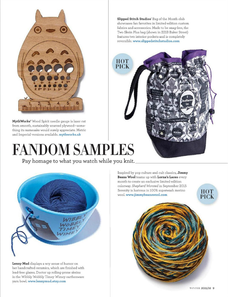Vogue Knitting Winter 2015/2016 - 輕描淡寫(xiě) - 輕描淡寫(xiě)