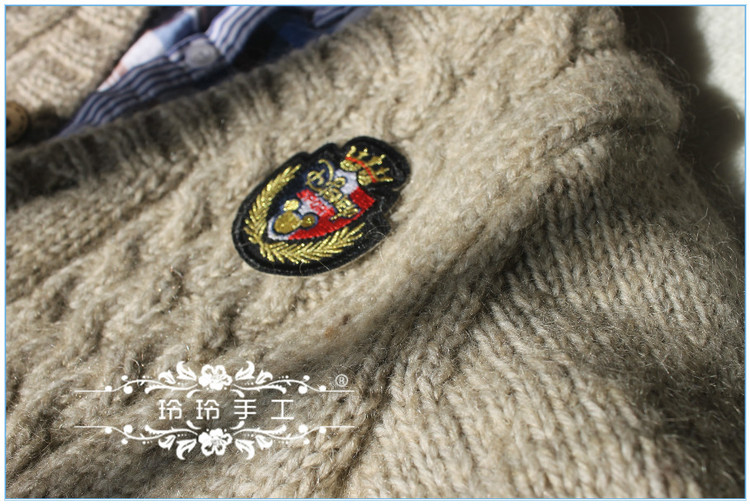 [玲玲手工]細(xì)雨---學(xué)院風(fēng)開(kāi)衫 - 玲玲 - 玲玲小屋