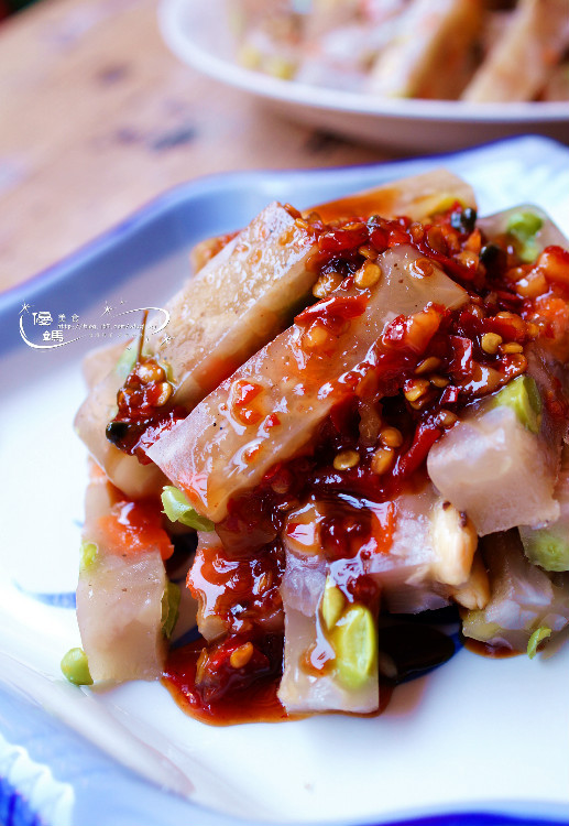紅火年菜——五彩肉皮凍，醬料很關(guān)鍵 - 優(yōu)媽美食 - 優(yōu)媽美食博客