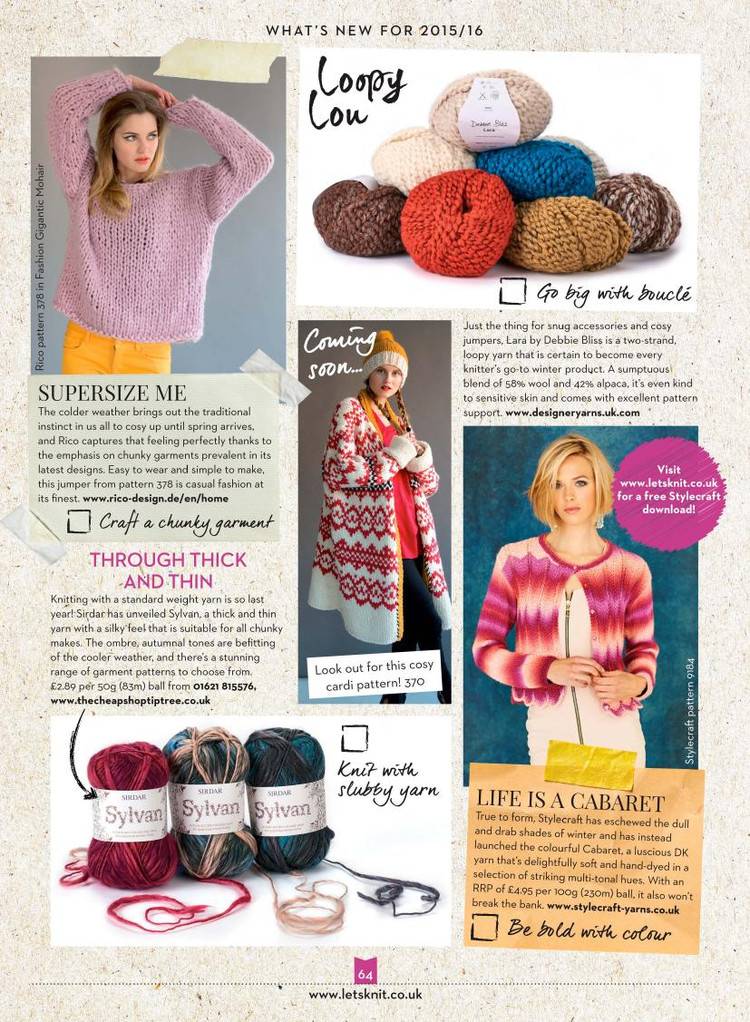 Lets Knit Issue 97 2015 - 輕描淡寫 - 輕描淡寫