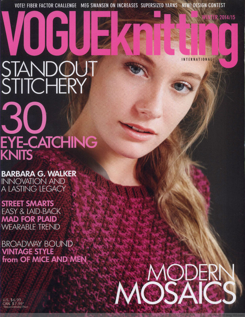 Vogue Knitting 2014-2015 冬 - 紫蘇 - 紫蘇的博客