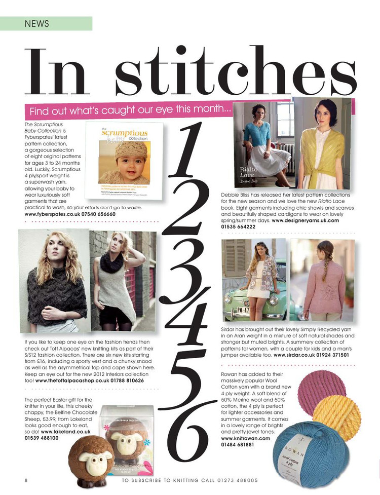 Knitting  Issue 102 2012 - 輕描淡寫 - 輕描淡寫