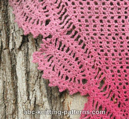 Tulip Reverie Shawl by Elaine Phillips - Daliute -