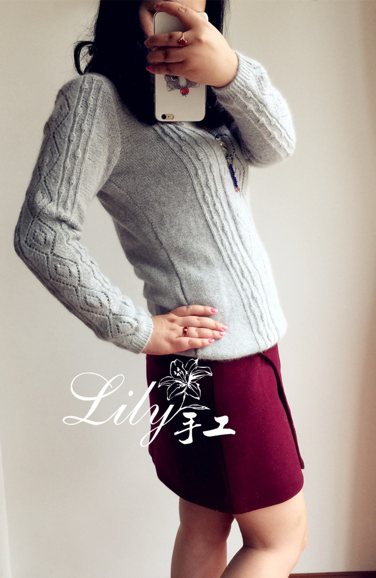 【Lily手工】--  --實(shí)用羊絨打底套衫 - Lily - Lily的手工編織天地