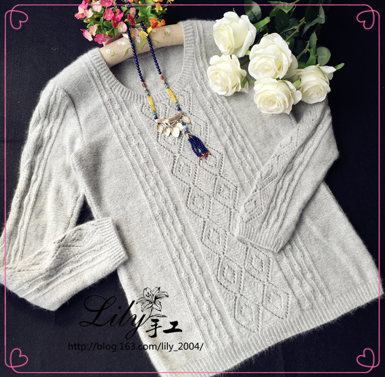 【Lily手工】--  --實(shí)用羊絨打底套衫 - Lily - Lily的手工編織天地