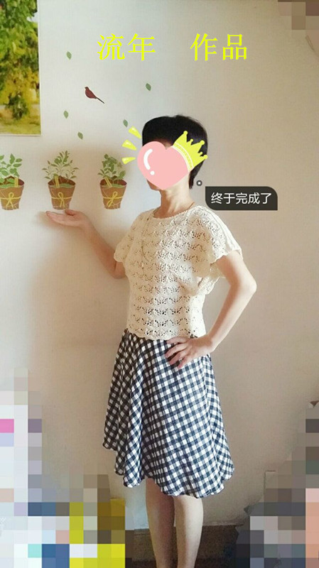 夏日小蝶衣  親子裝（新手視頻） - 明月的棒針?biāo)囆g(shù) - 明月的棒針?biāo)囆g(shù)