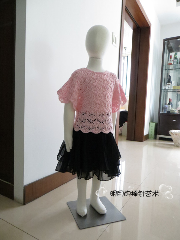 夏日小蝶衣  親子裝（新手視頻） - 明月的棒針?biāo)囆g(shù) - 明月的棒針?biāo)囆g(shù)