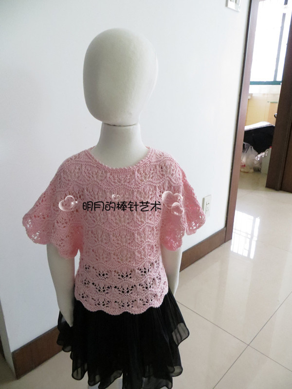 夏日小蝶衣  親子裝（新手視頻） - 明月的棒針?biāo)囆g(shù) - 明月的棒針?biāo)囆g(shù)