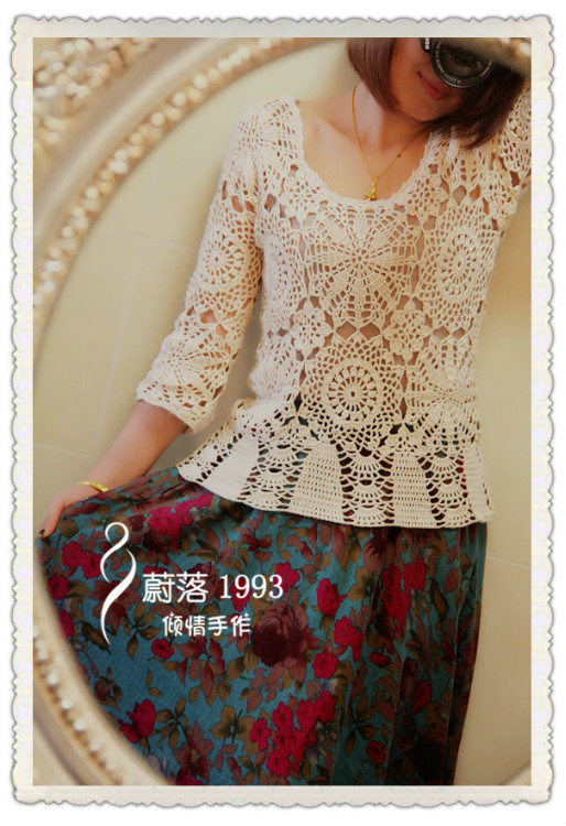 花開盛夏——跟蔚落一起鉤美衣，開美裙（群作業(yè)） - 蔚落 - 蔚落1993的博客