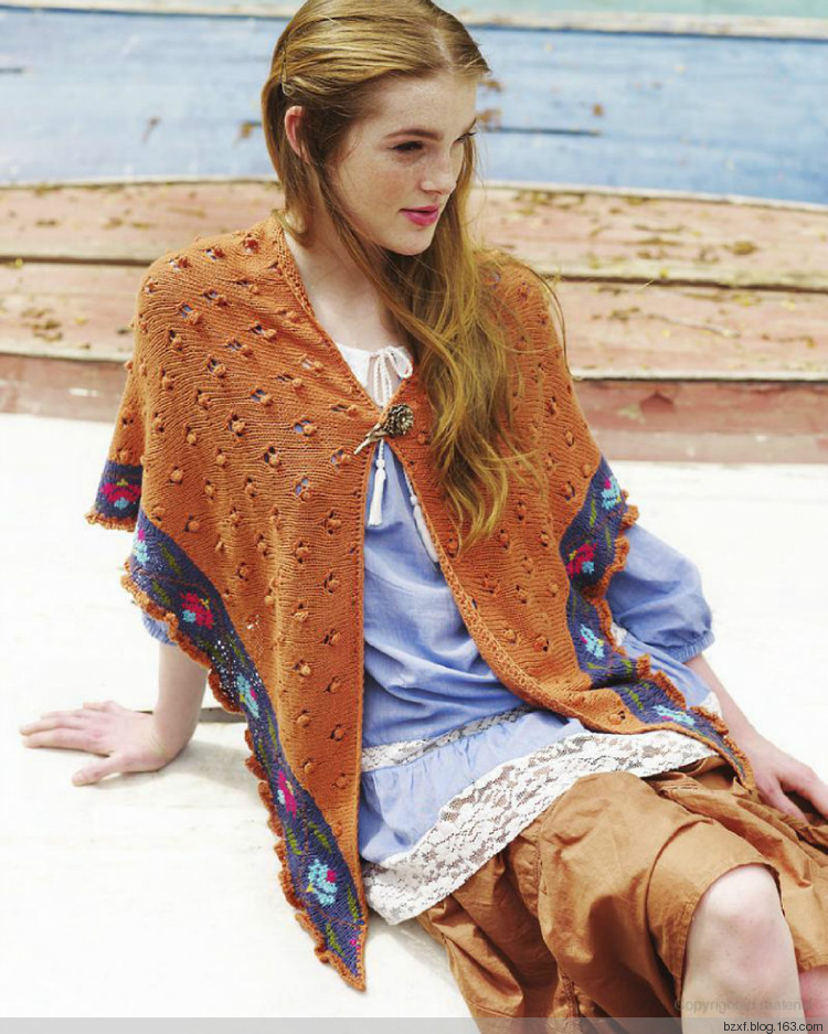 Jean Moss.Sweet Shawlettes: 25 Irresistible Patterns for Knitting Cowls, Capelets, and More - 編織幸福 - 編織幸福的博客