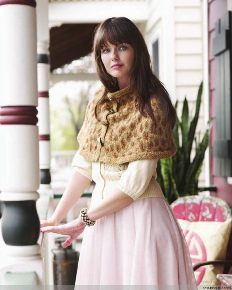 Jean Moss.Sweet Shawlettes: 25 Irresistible Patterns for Knitting Cowls, Capelets, and More - 編織幸福 - 編織幸福的博客
