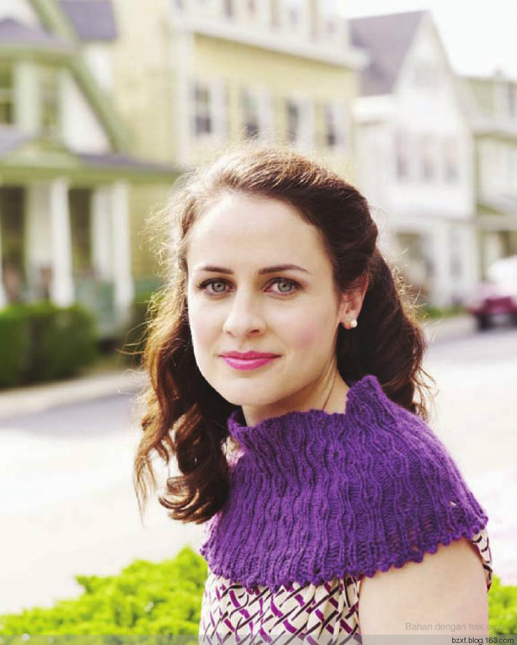 Jean Moss.Sweet Shawlettes: 25 Irresistible Patterns for Knitting Cowls, Capelets, and More - 編織幸福 - 編織幸福的博客