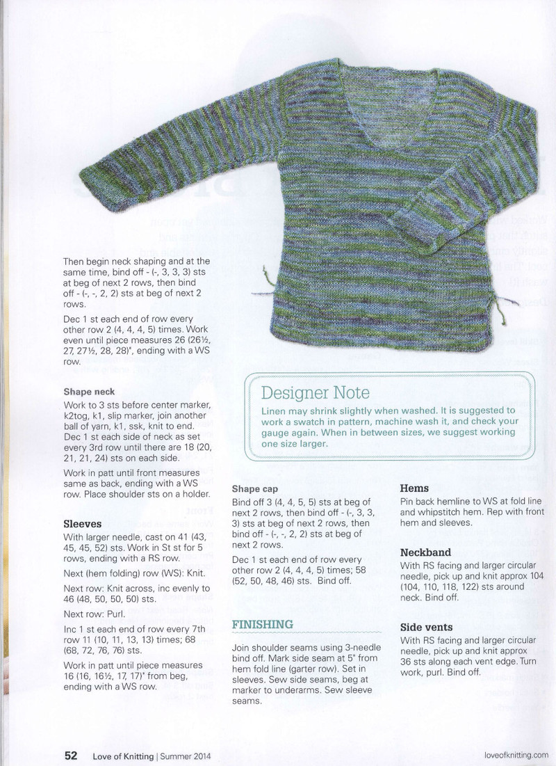 Love of Knitting  Summer 2014 - 紫蘇 - 紫蘇的博客