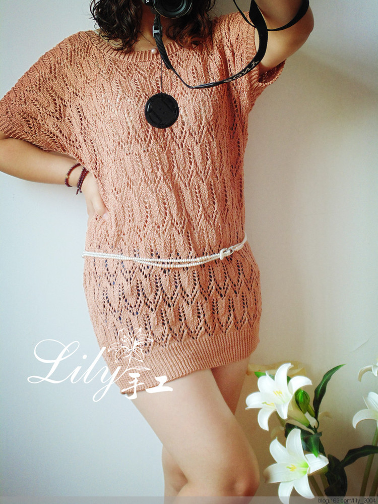 【Lily手工】--暗香--休閑版寬松蝙蝠袖 - Lily - Lily的手工編織天地