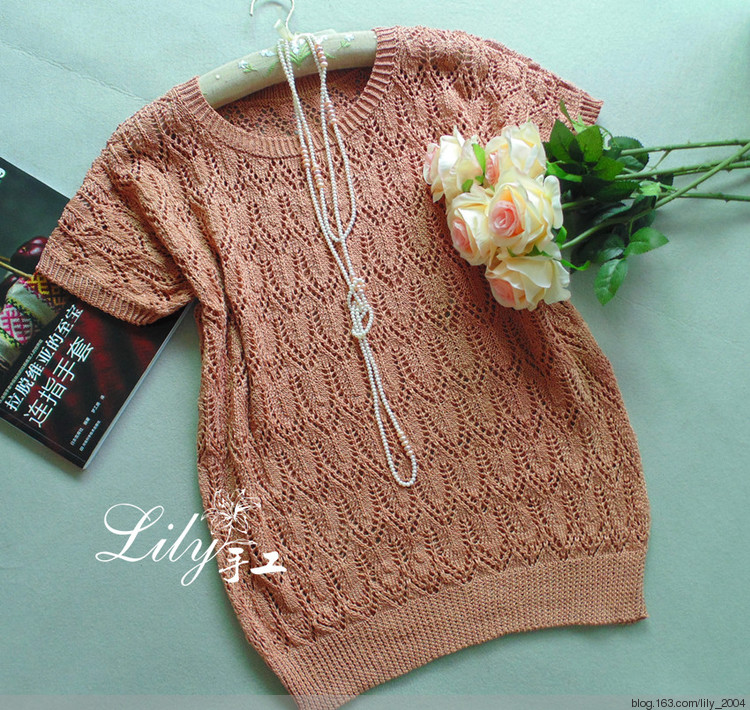 【Lily手工】--暗香--休閑版寬松蝙蝠袖 - Lily - Lily的手工編織天地