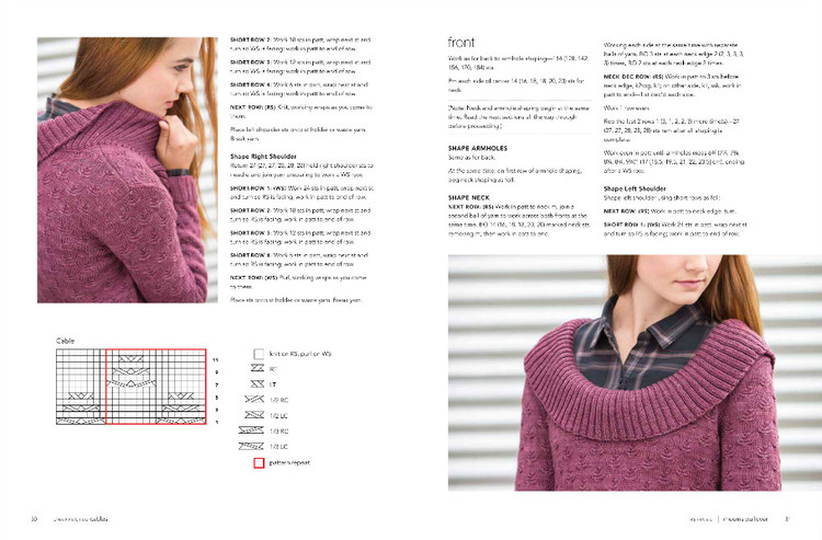 Unexpected Cables: Feminine Knitted Garments Featuring Modern Cable Knitting - 輕描淡寫 - 輕描淡寫